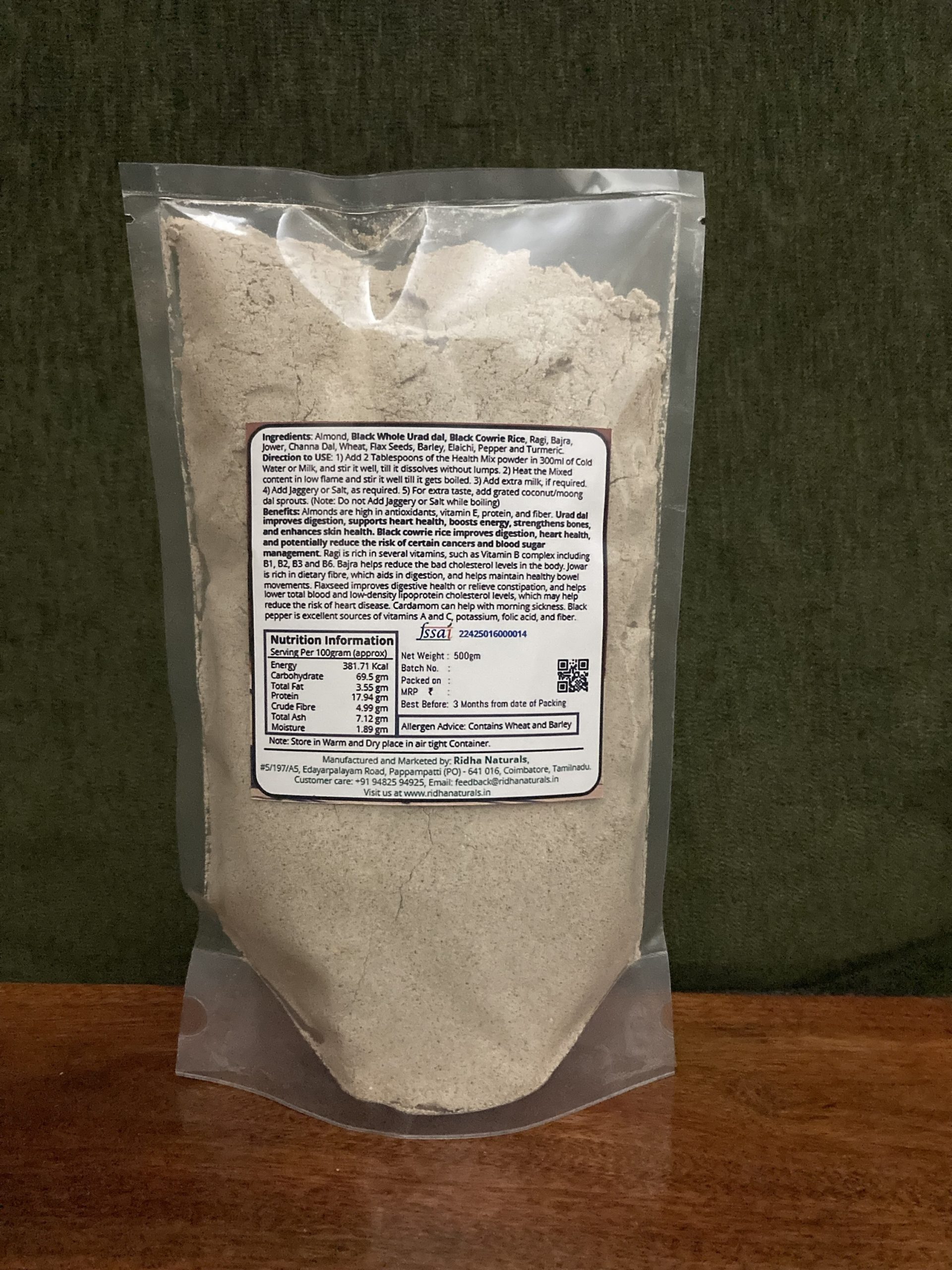 Millet Multigrain Drink Mix - with Almond - Image 2